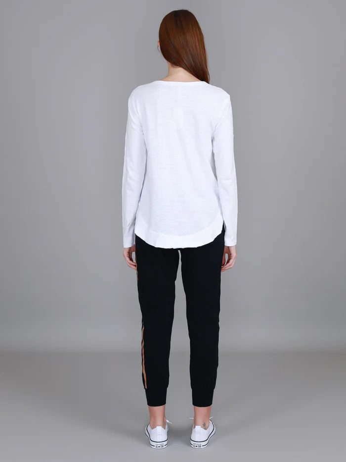 Nora Striped Gold Star Long Sleeve Tee