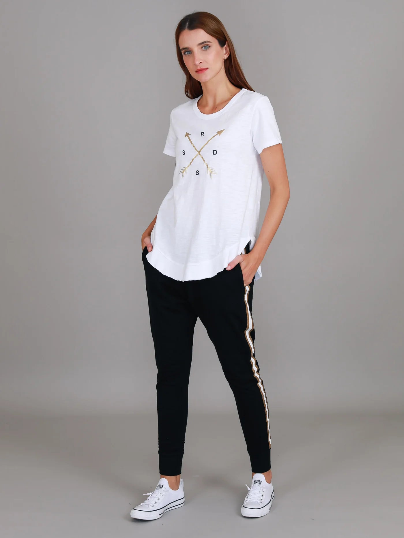 Cooma Arrow Graphic Tshirt (Plus Size)