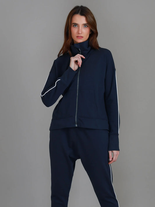 Ivy Side Stripe Jacket - Ink