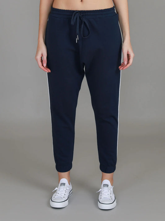 Ivy Side Stripe Sweatpants - Ink