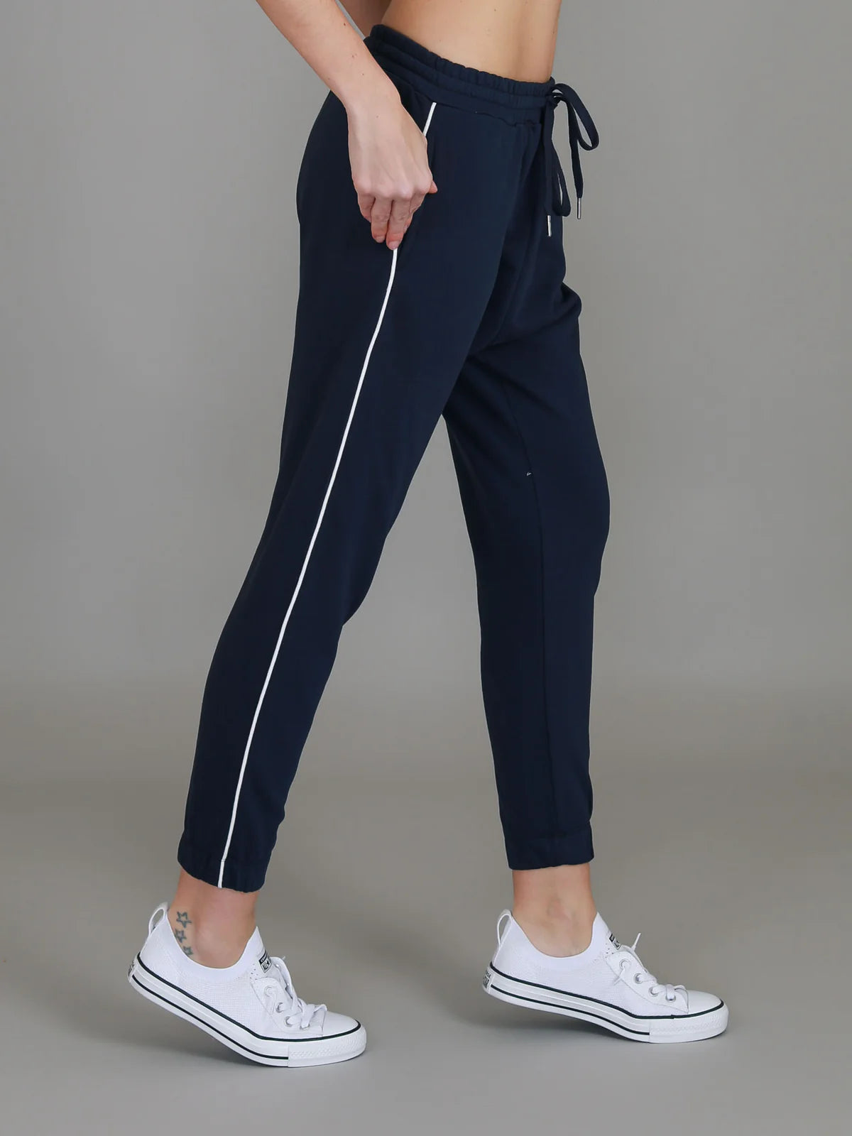 Ivy Side Stripe Sweatpants - Ink