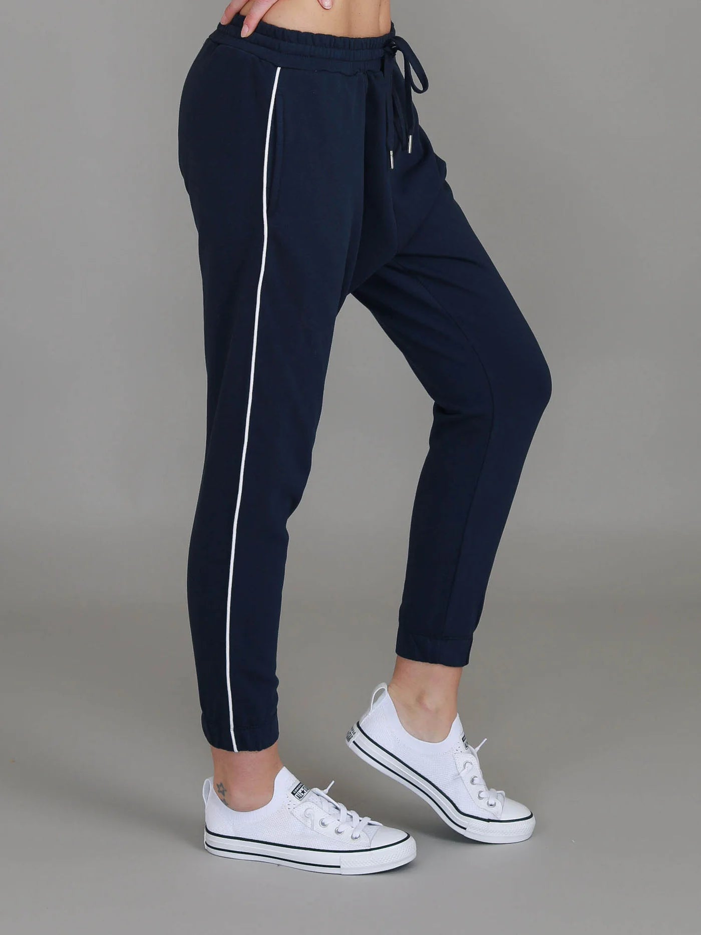 Ivy Side Stripe Sweatpants - Ink