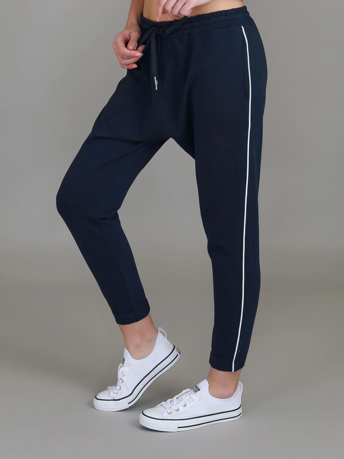 Ivy Side Stripe Sweatpants - Ink