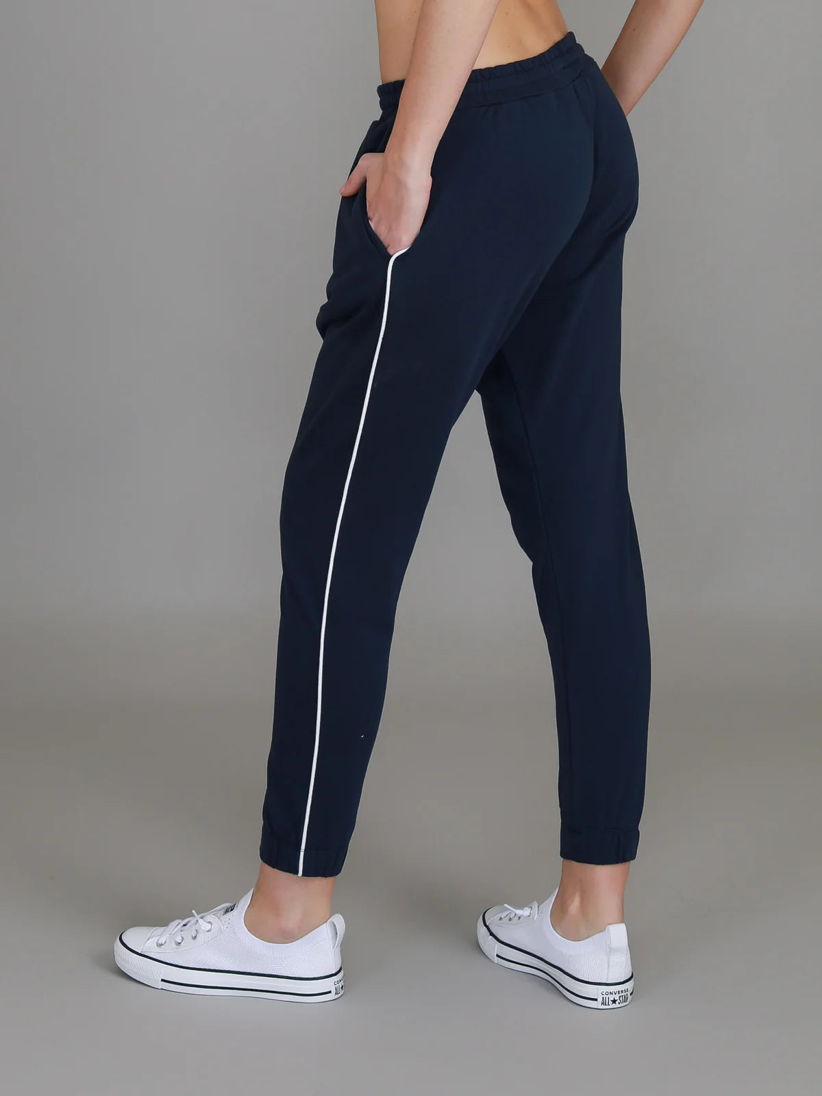 Ivy Side Stripe Sweatpants - Ink