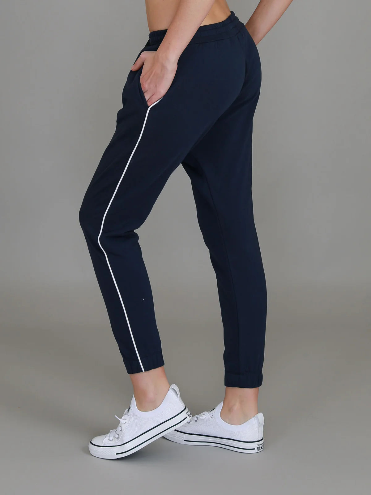 Ivy Side Stripe Sweatpants - Ink