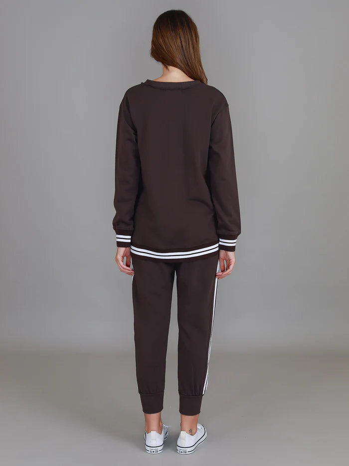 Pammy V Neck 3S Logo Sweater