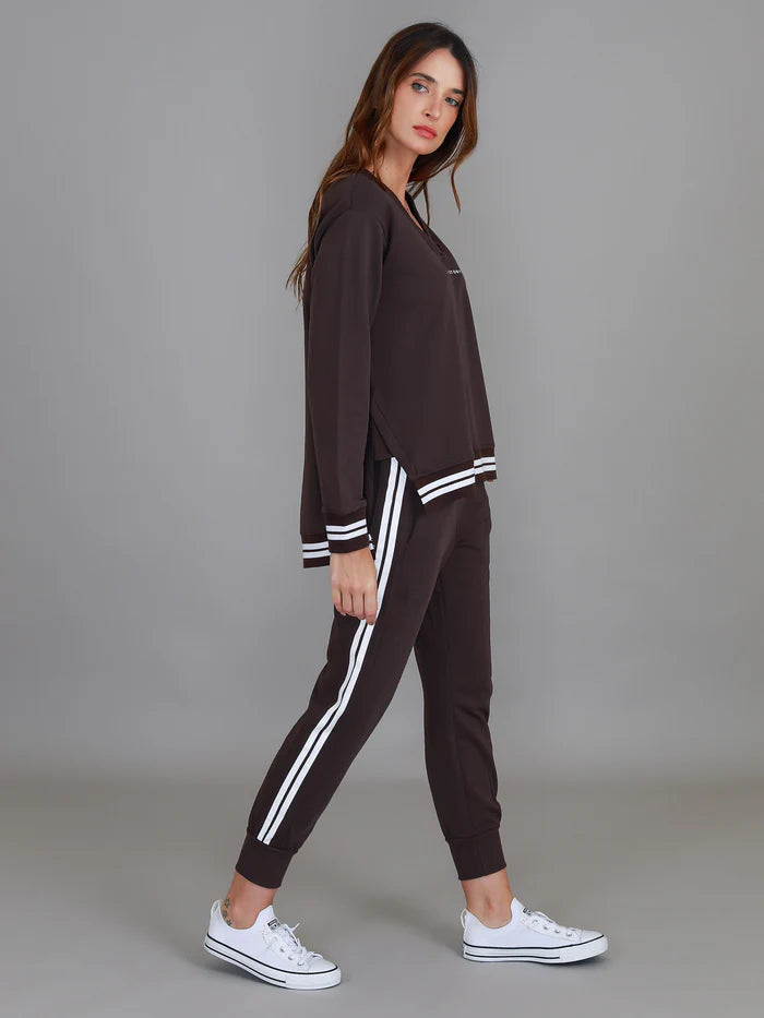 Pammy V Neck 3S Logo Sweater
