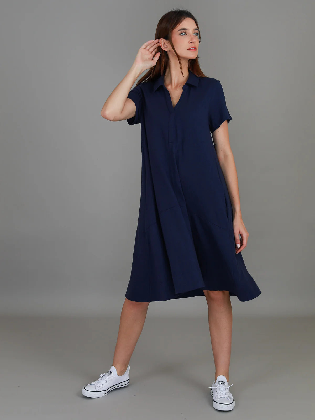 3rd Story Tibby Polo Dress Navy
