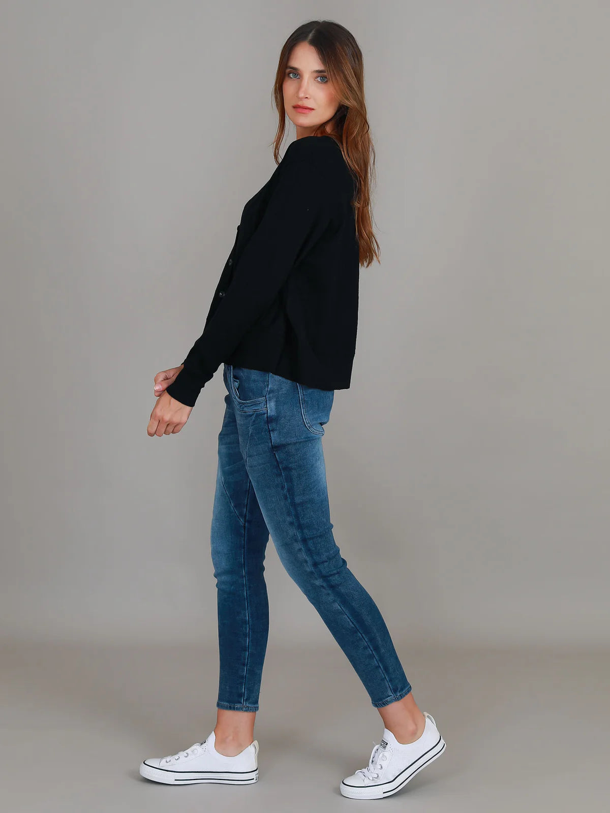 Vienne Long Sleeve Cardigan (Plus Size)