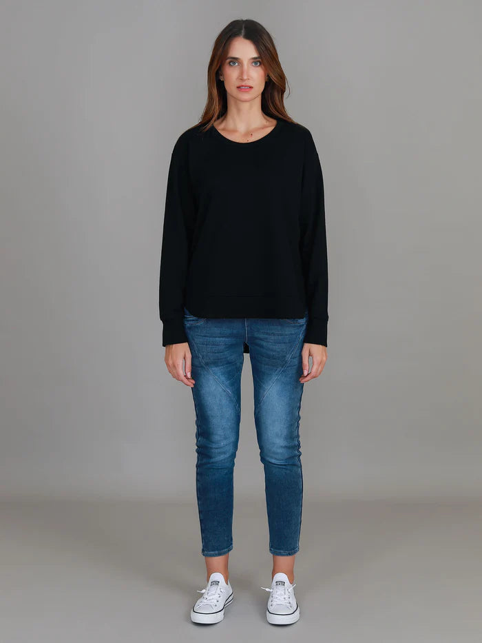 Charlotte Curve Hem Sweater (Plus Size)