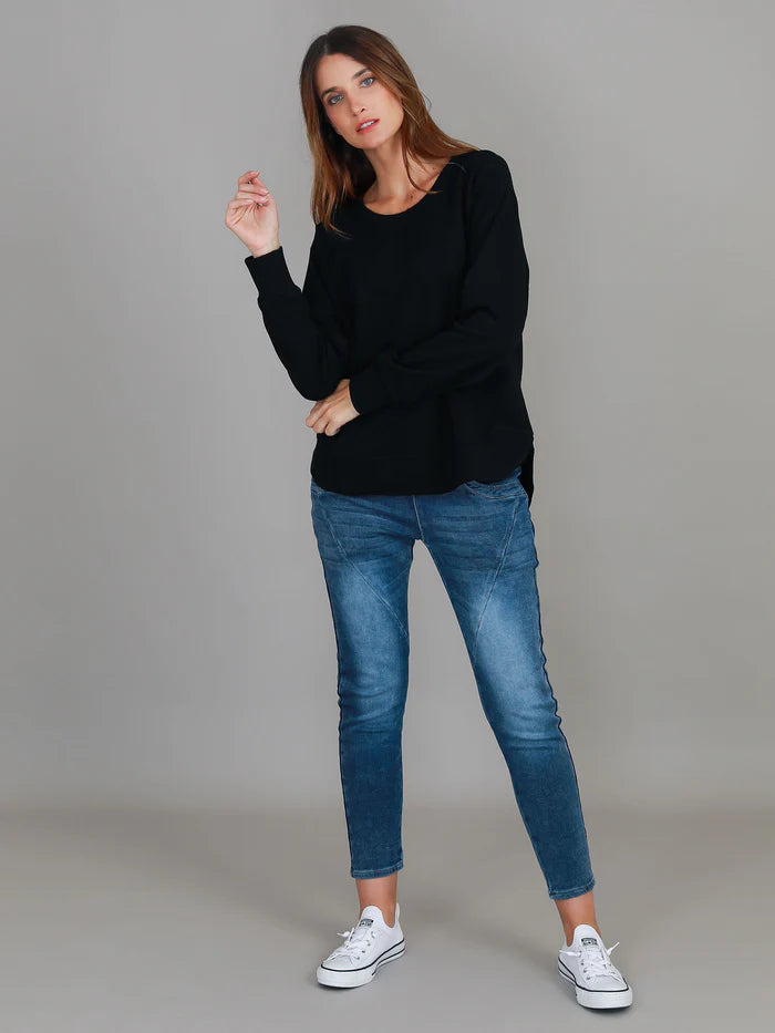 Charlotte Curve Hem Sweater (Plus Size)