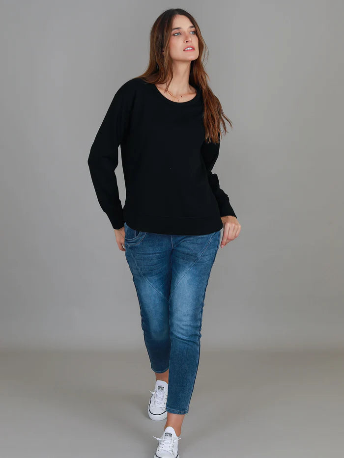 Charlotte Curve Hem Sweater (Plus Size)