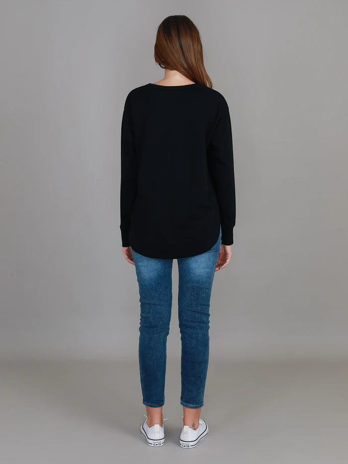 Charlotte Curve Hem Sweater (Plus Size)