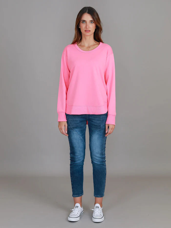 Charlotte Curve Hem Sweater (Plus Size)