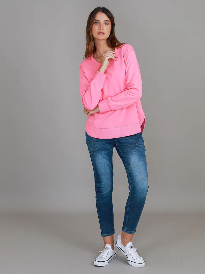 Charlotte Curve Hem Sweater (Plus Size)