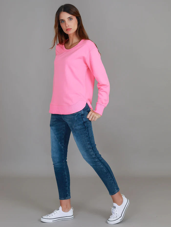 Charlotte Curve Hem Sweater (Plus Size)