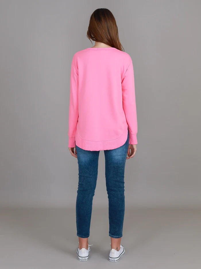 Charlotte Curve Hem Sweater (Plus Size)