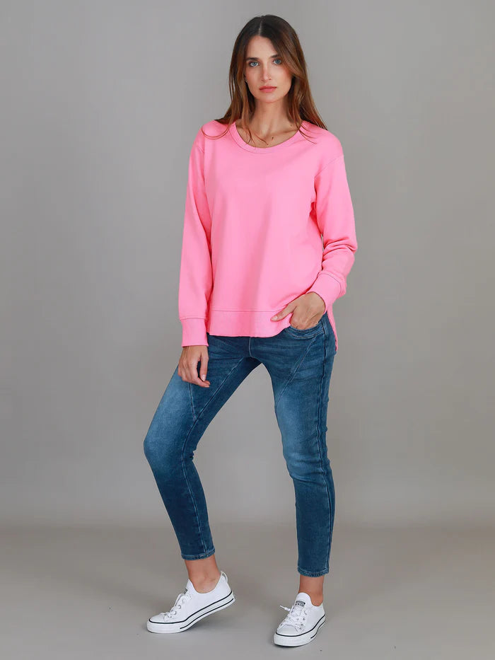 Charlotte Curve Hem Sweater (Plus Size)