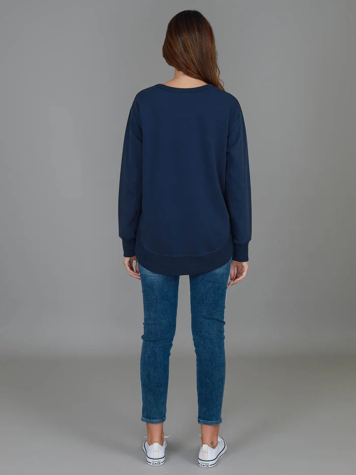 Charlotte Curve Hem Sweater (Plus Size)
