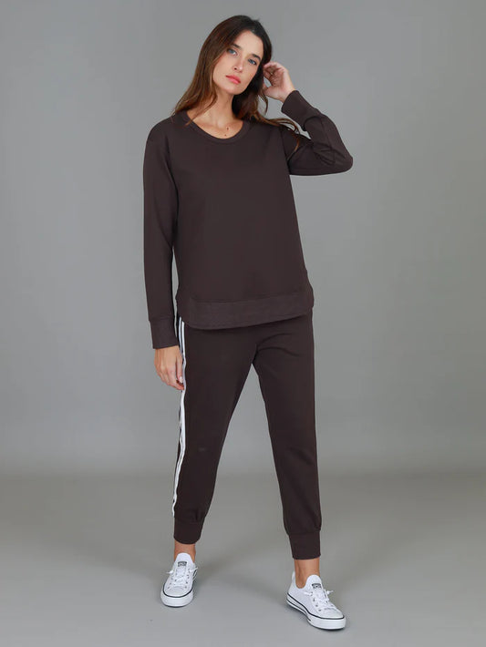 Charlotte Curve Hem Sweater (Plus Size)