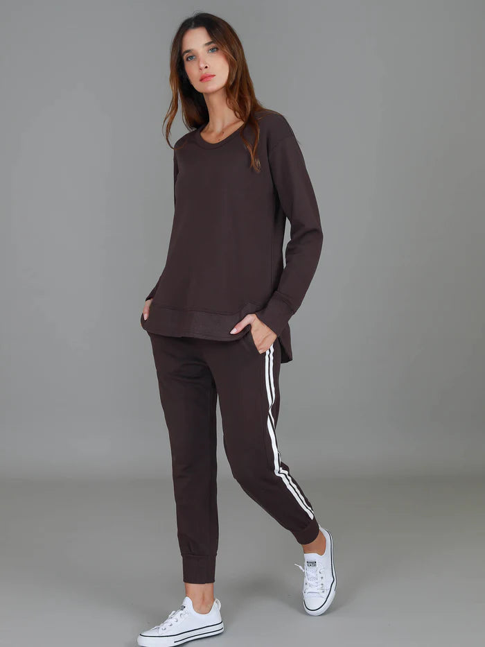 Charlotte Curve Hem Sweater (Plus Size)