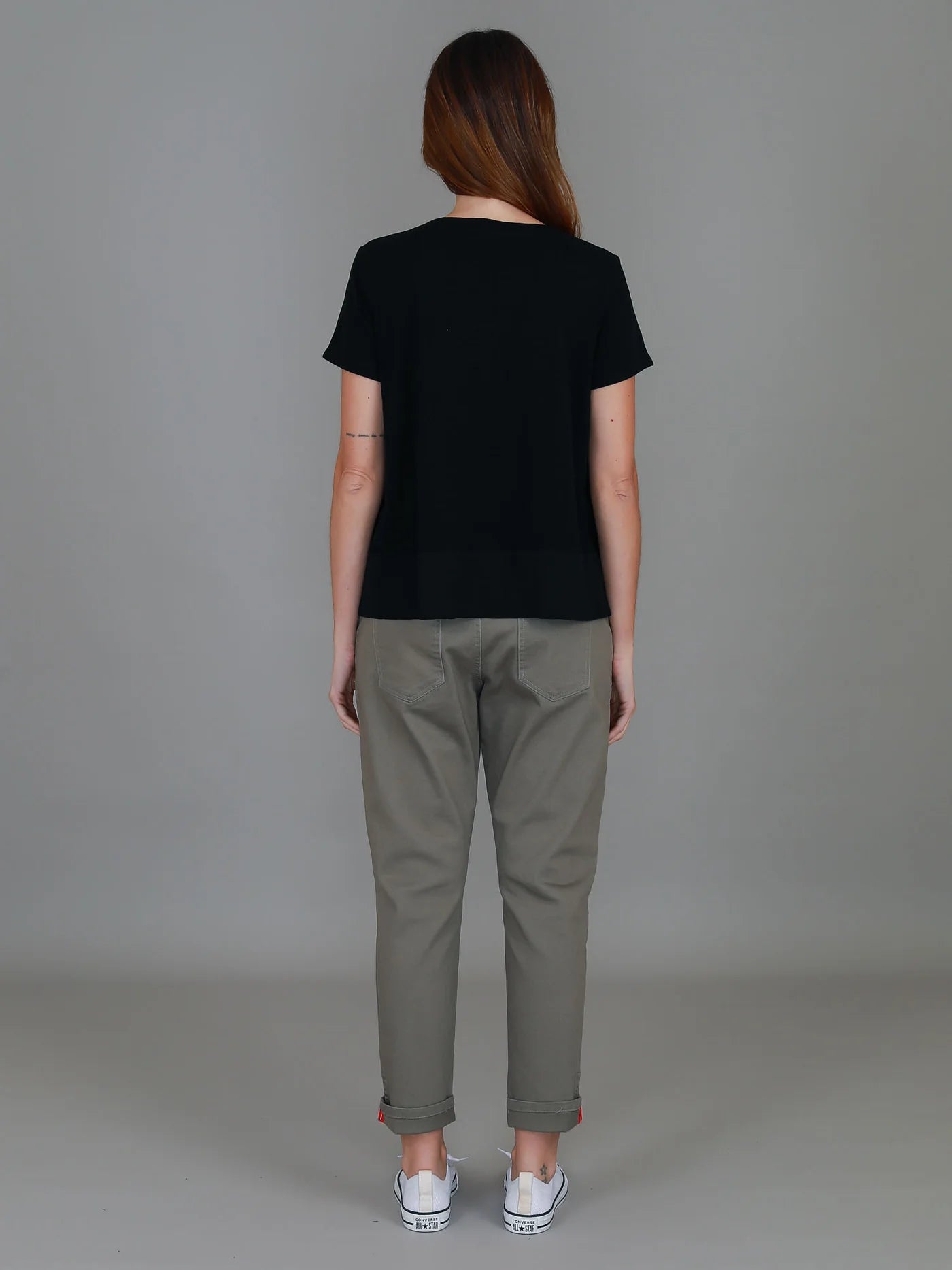 Shanti Cropped Hip-Length T-Shirt