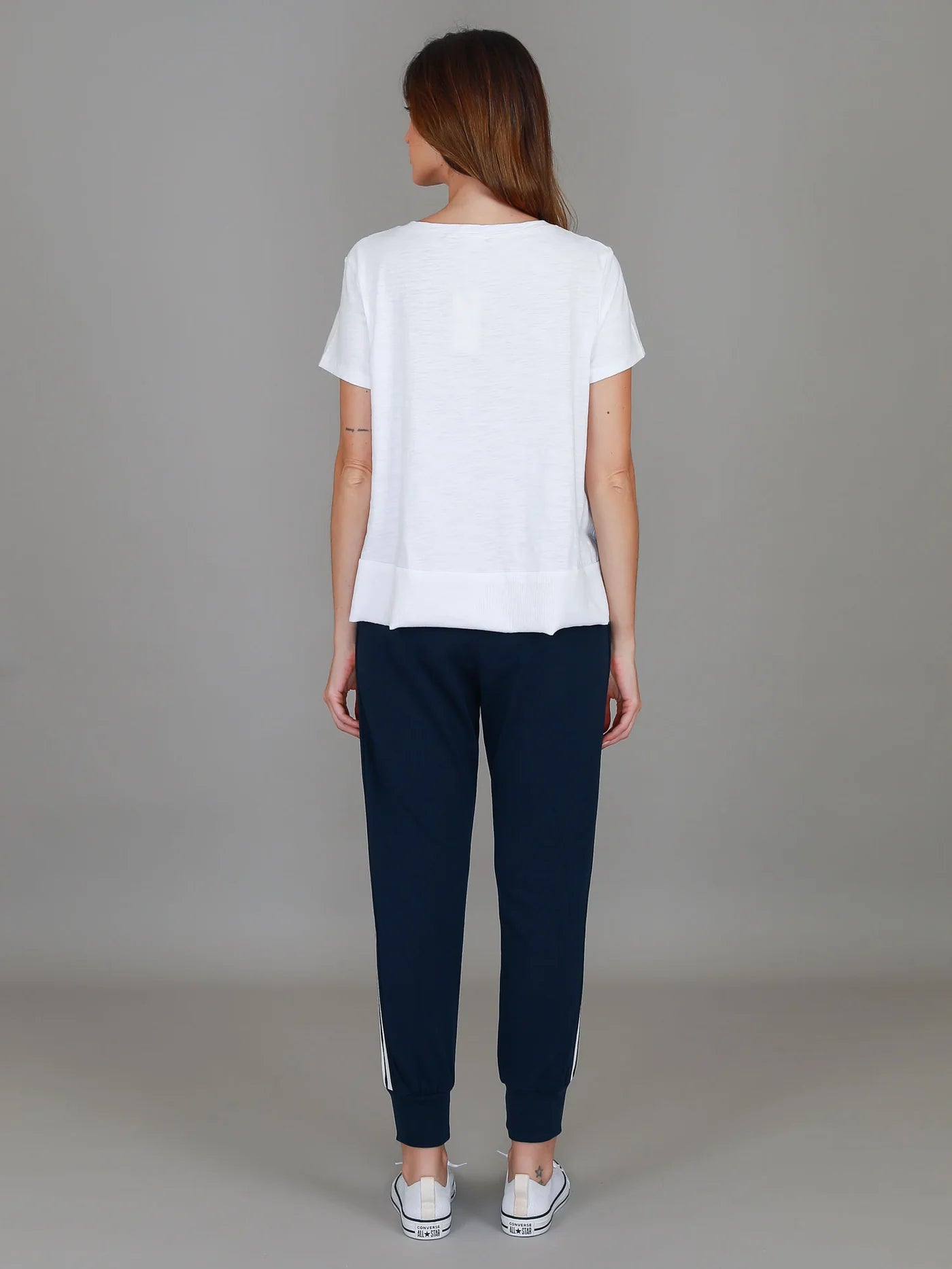 Shanti Cropped Hip-Length T-Shirt