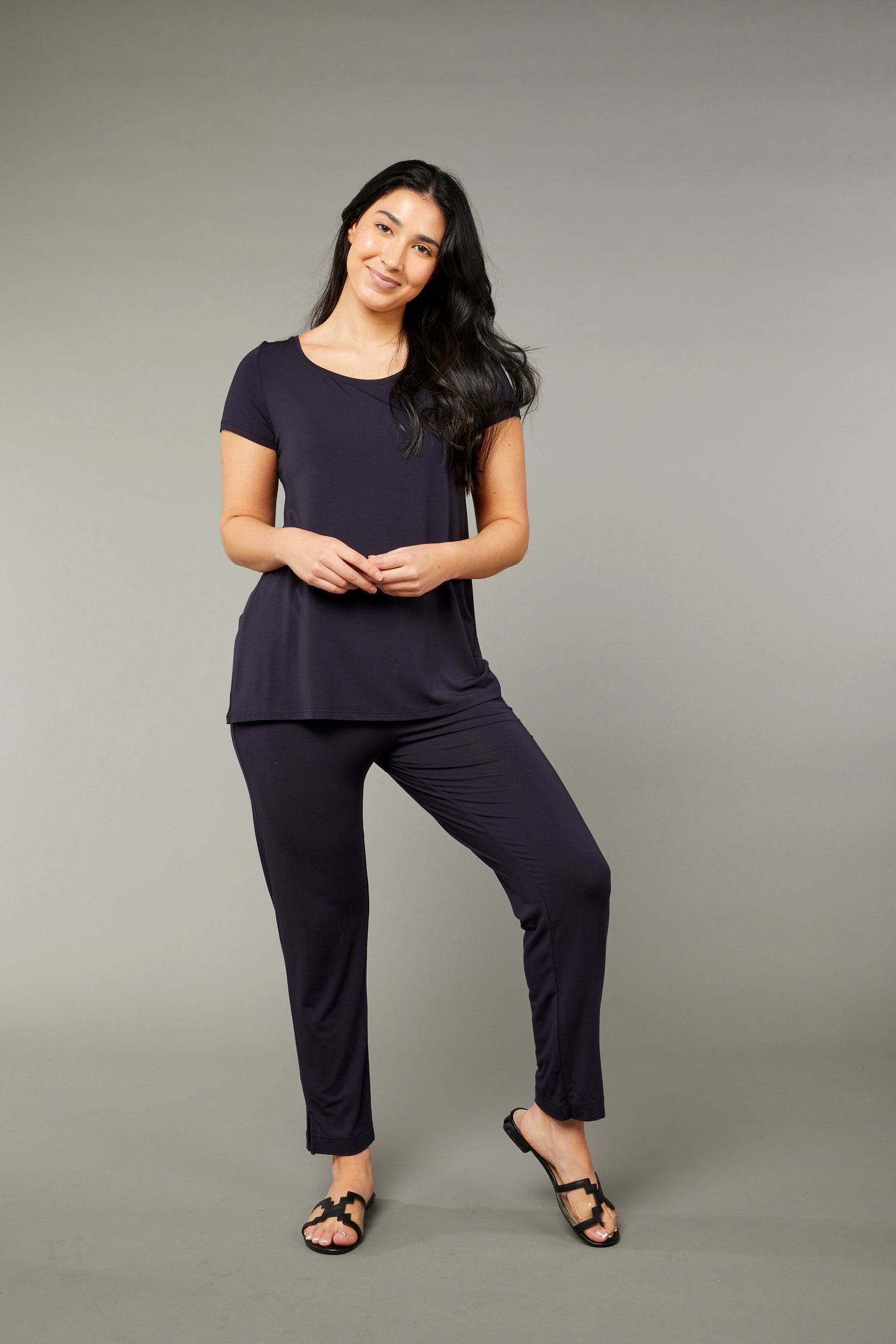 Breeze Travel Pant - French Navy (Plus Size)