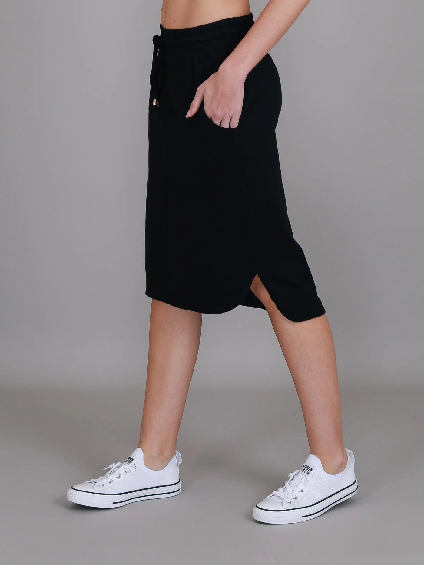 Olivia Drawstring Pencil Skirt