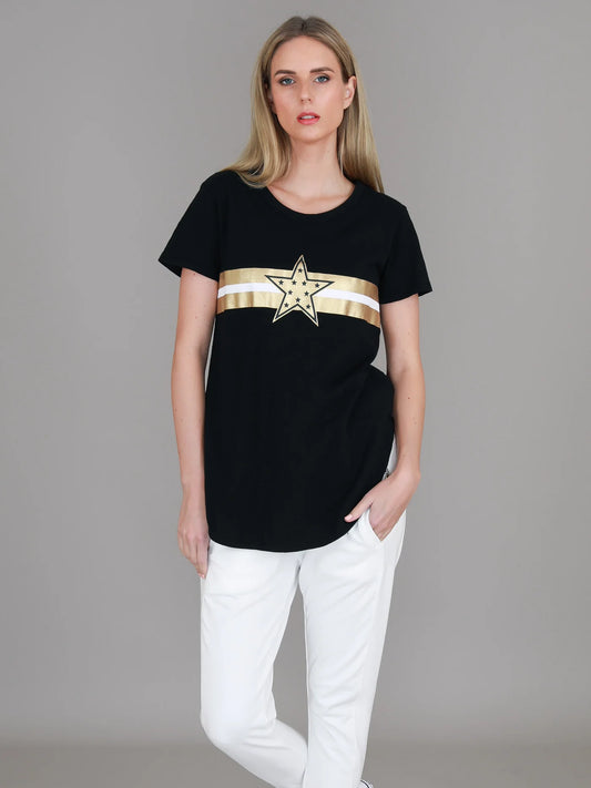 Jill Gold Star Tee