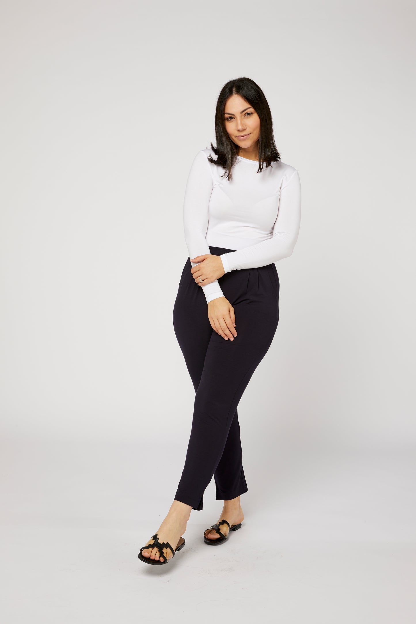 Breeze Travel Pant - French Navy (Plus Size)