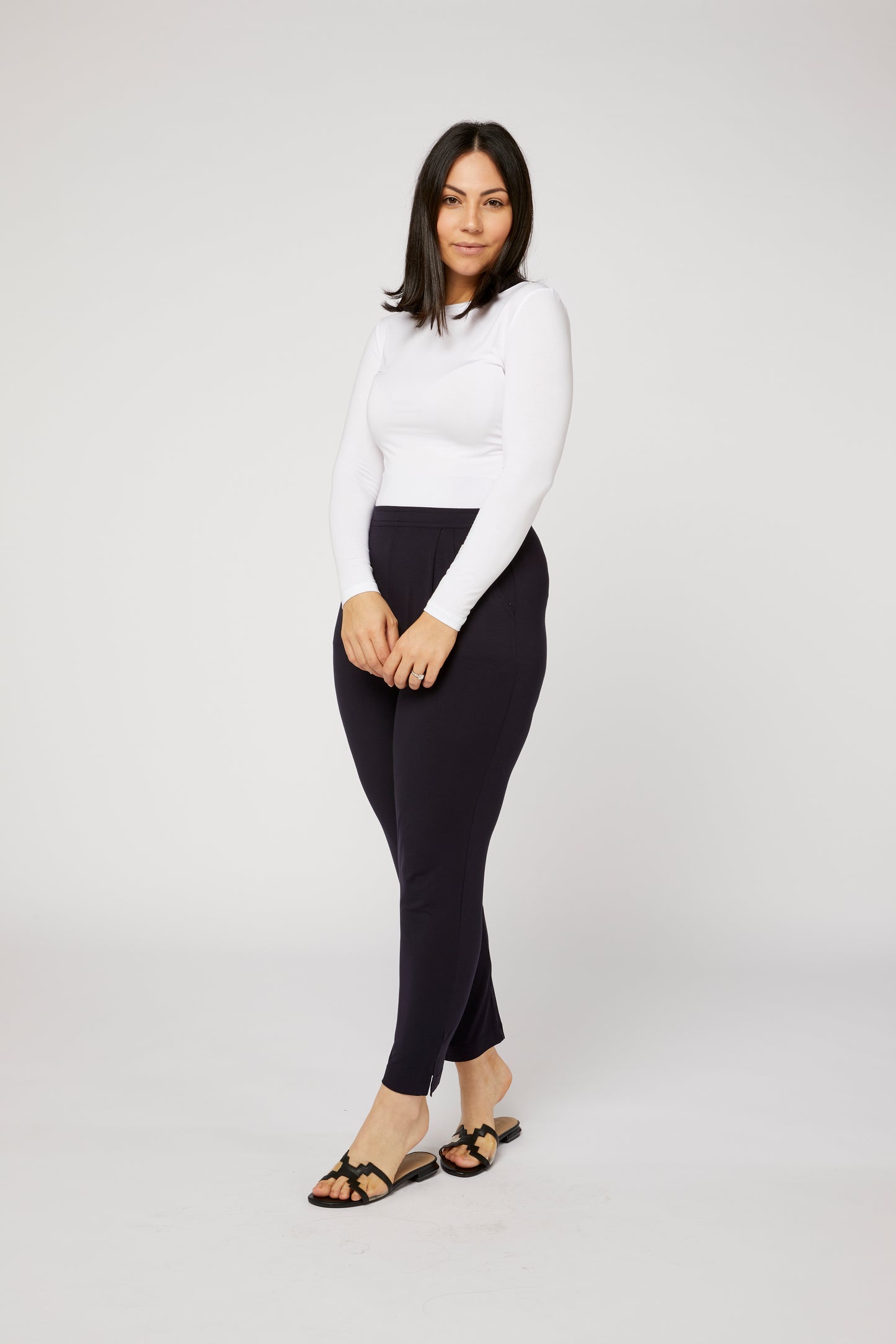 Breeze Travel Pant - French Navy (Plus Size)