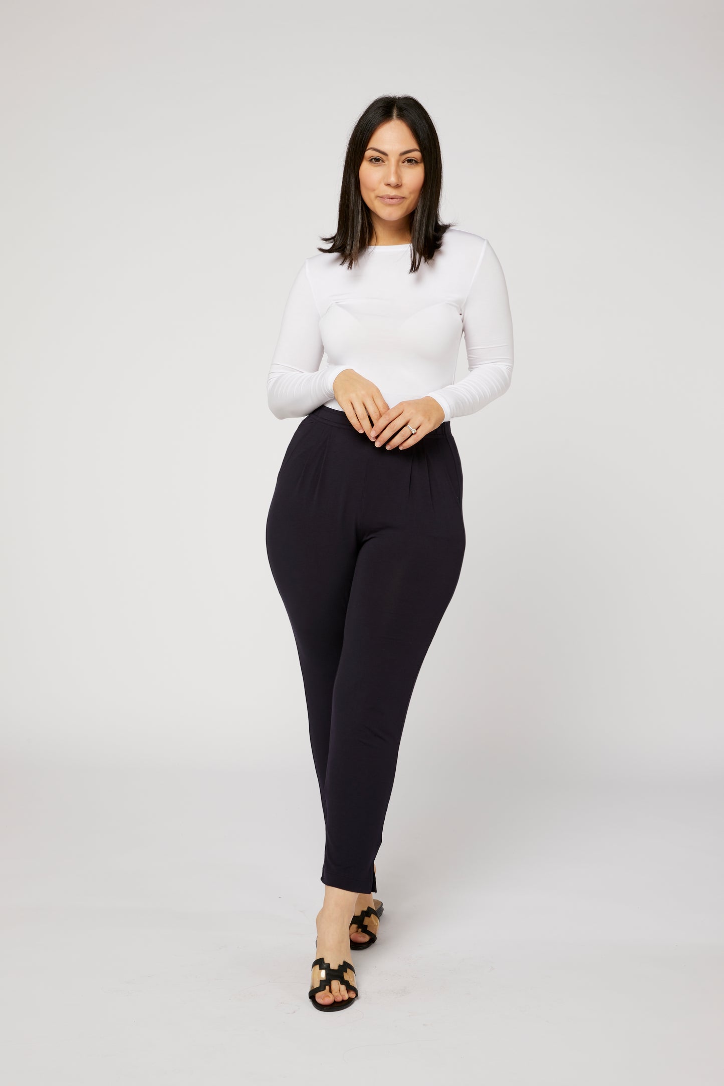 Breeze Travel Pant - French Navy (Plus Size)