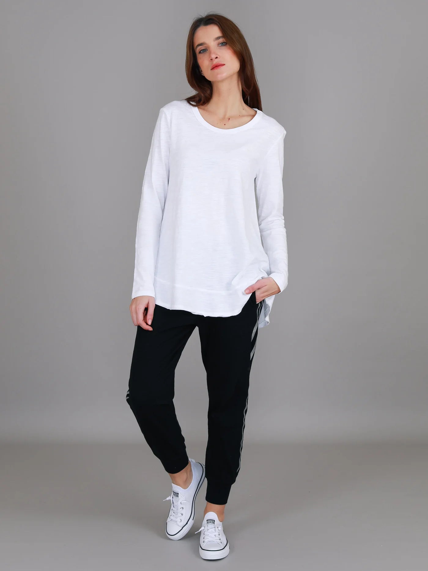 Mascot Wide Hem Long Sleeved Tee