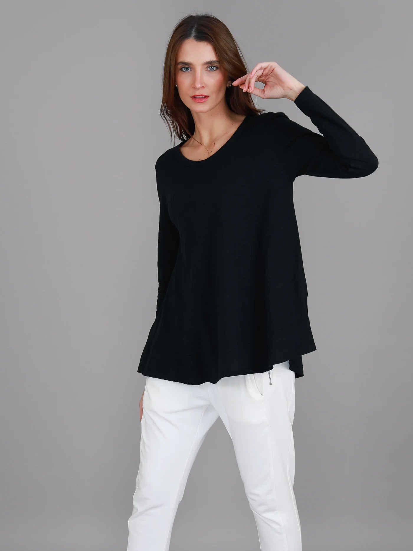 Mascot Wide Hem Long Sleeved Tee
