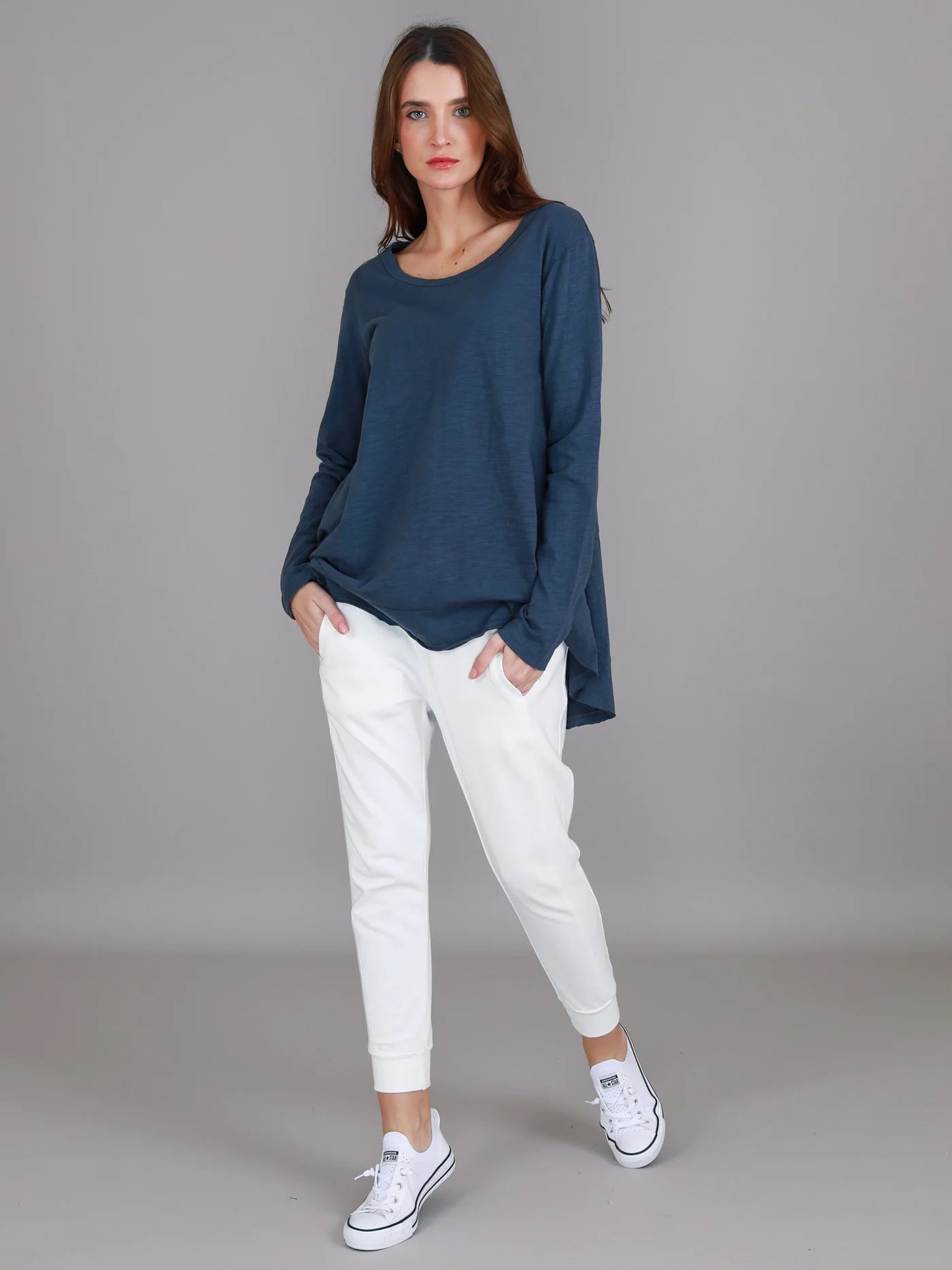 Mascot Wide Hem Long Sleeved Tee