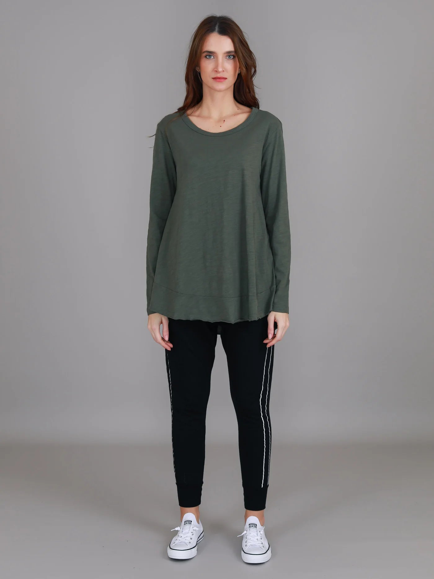 Mascot Wide Hem Long Sleeved Tee