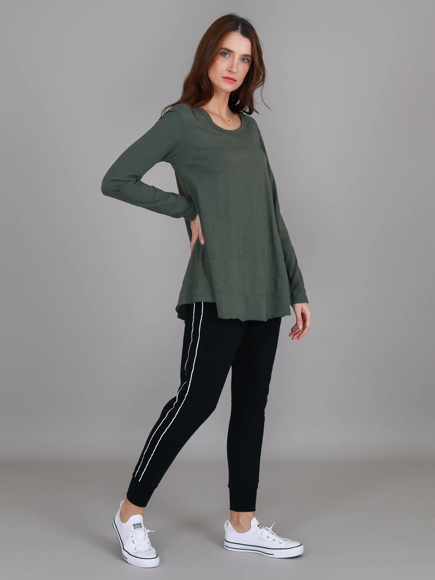 Mascot Wide Hem Long Sleeved Tee