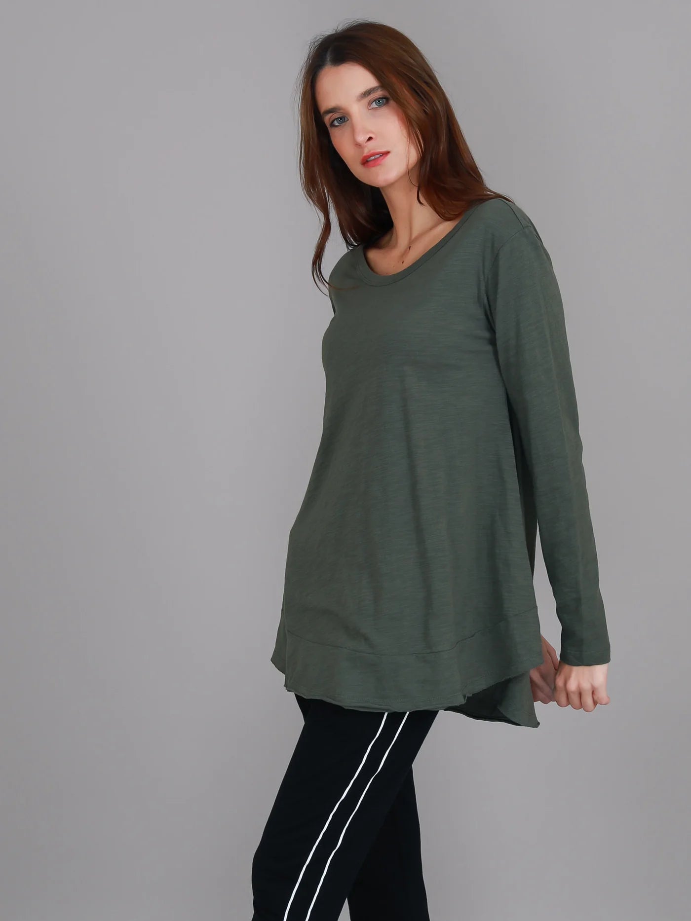Mascot Wide Hem Long Sleeved Tee