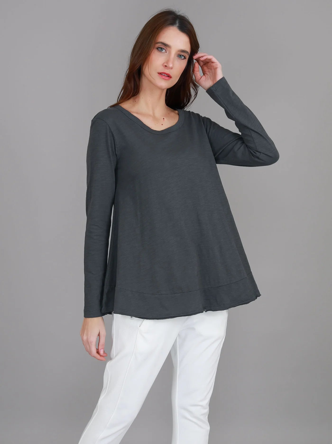 Mascot Wide Hem Long Sleeved Tee