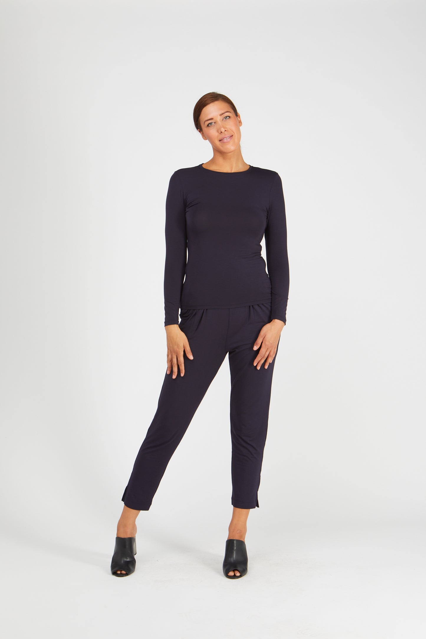 Breeze Travel Pant - French Navy (Plus Size)