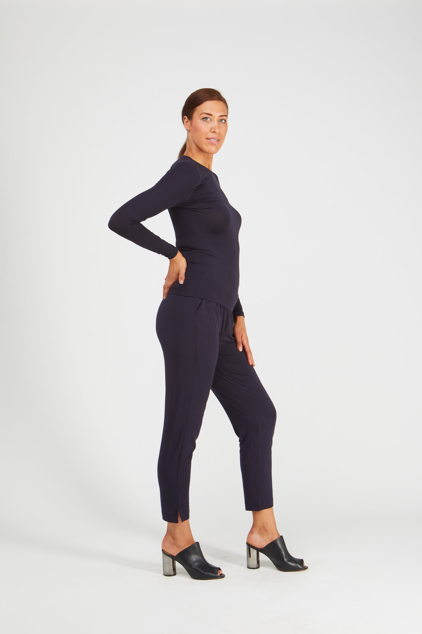 Breeze Travel Pant - French Navy (Plus Size)