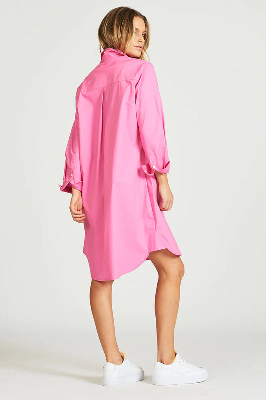 Shop Popover Shirt dress, Buy Pink Popover Shirt Dress, Shop Shirty Pink Oversized shirt Dress, Buy Womens pink Shirt Dress, Shirty Stockist, Shirty Australian Stockists, Shirty Melbourne Stockist, Shirty Pink Shirt Dress