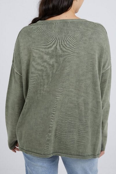 Tahlia Knit Jumper Sage Green