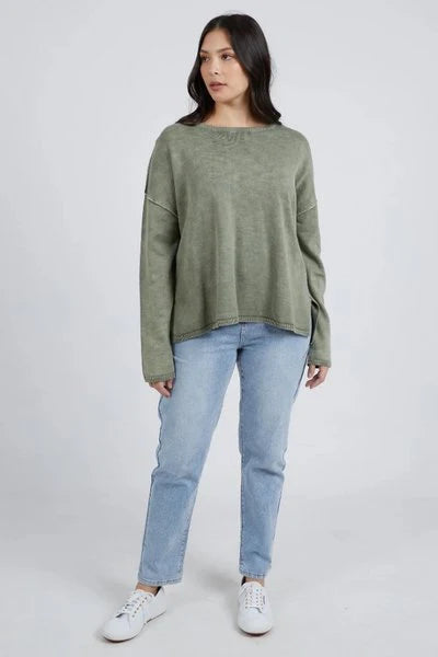 Tahlia Knit Jumper Sage Green