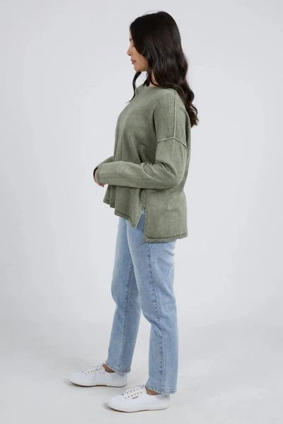 Tahlia Knit Jumper Sage Green