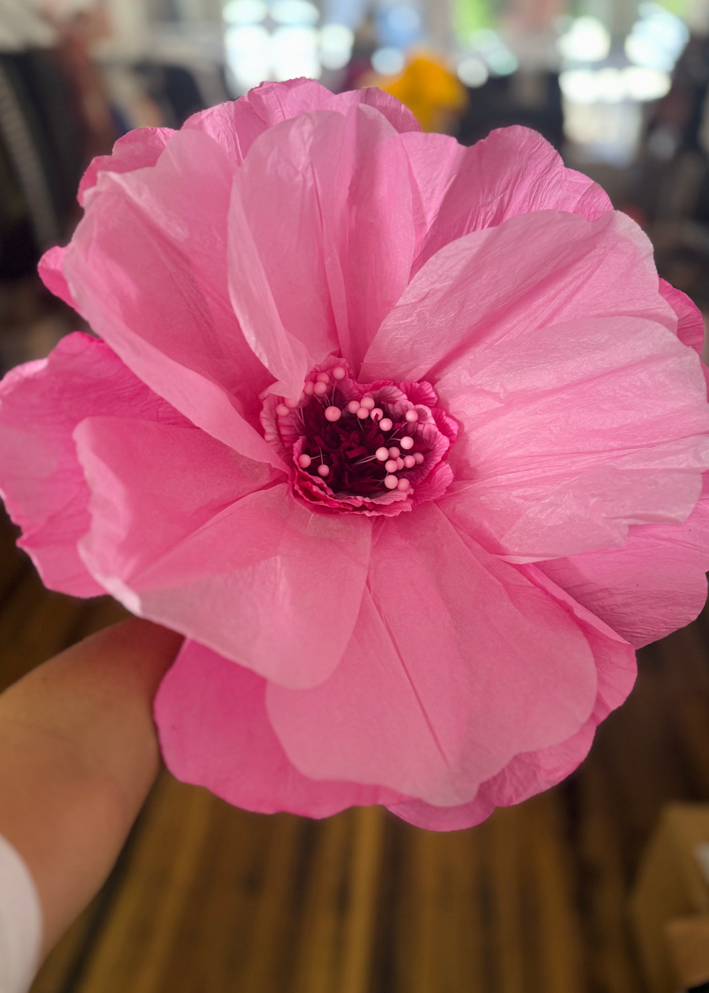 Moonlight Paper Flower - Large - Soft Pink