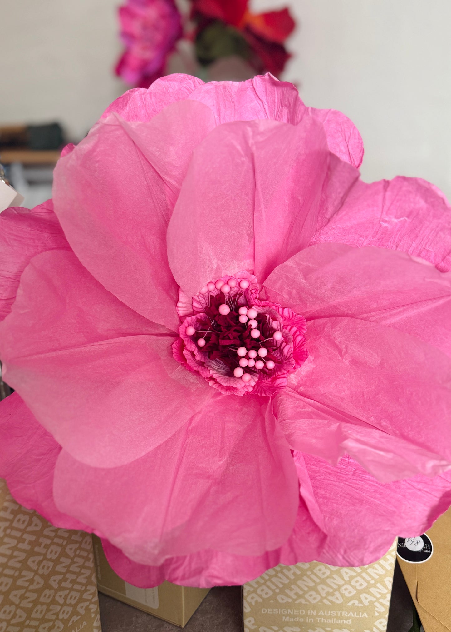 Moonlight Paper Flower - Large - Soft Pink