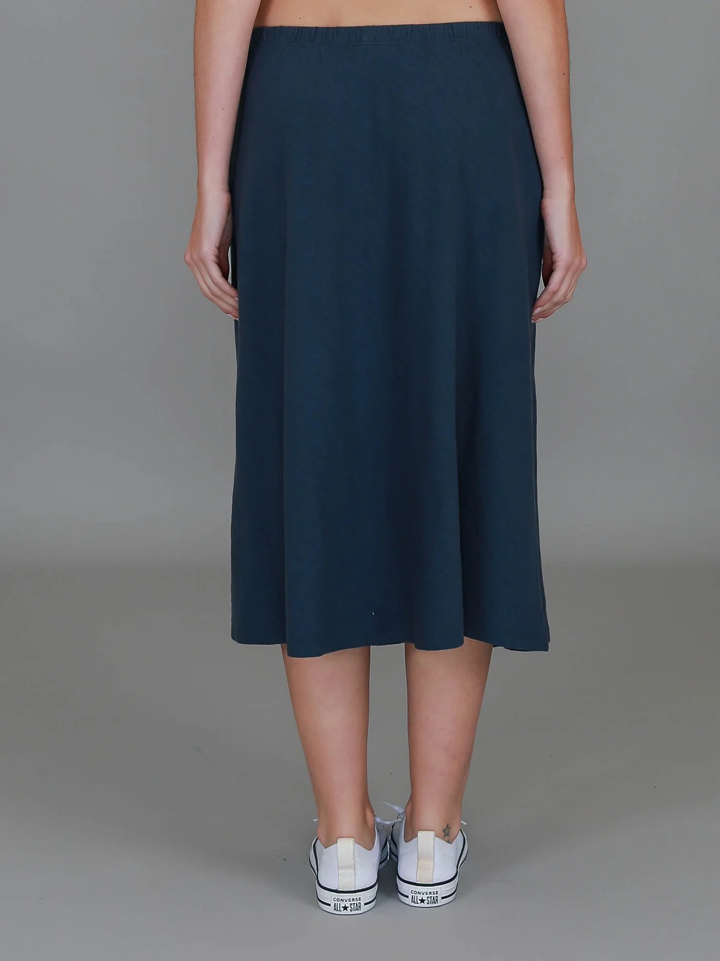 Heathmont Midi Slip on Skirt - Black