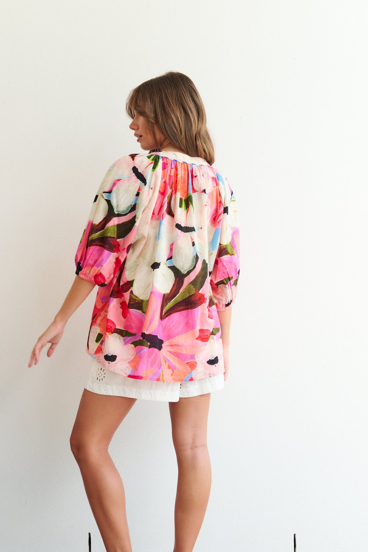 Renee Summer Top - Summer Sun Print